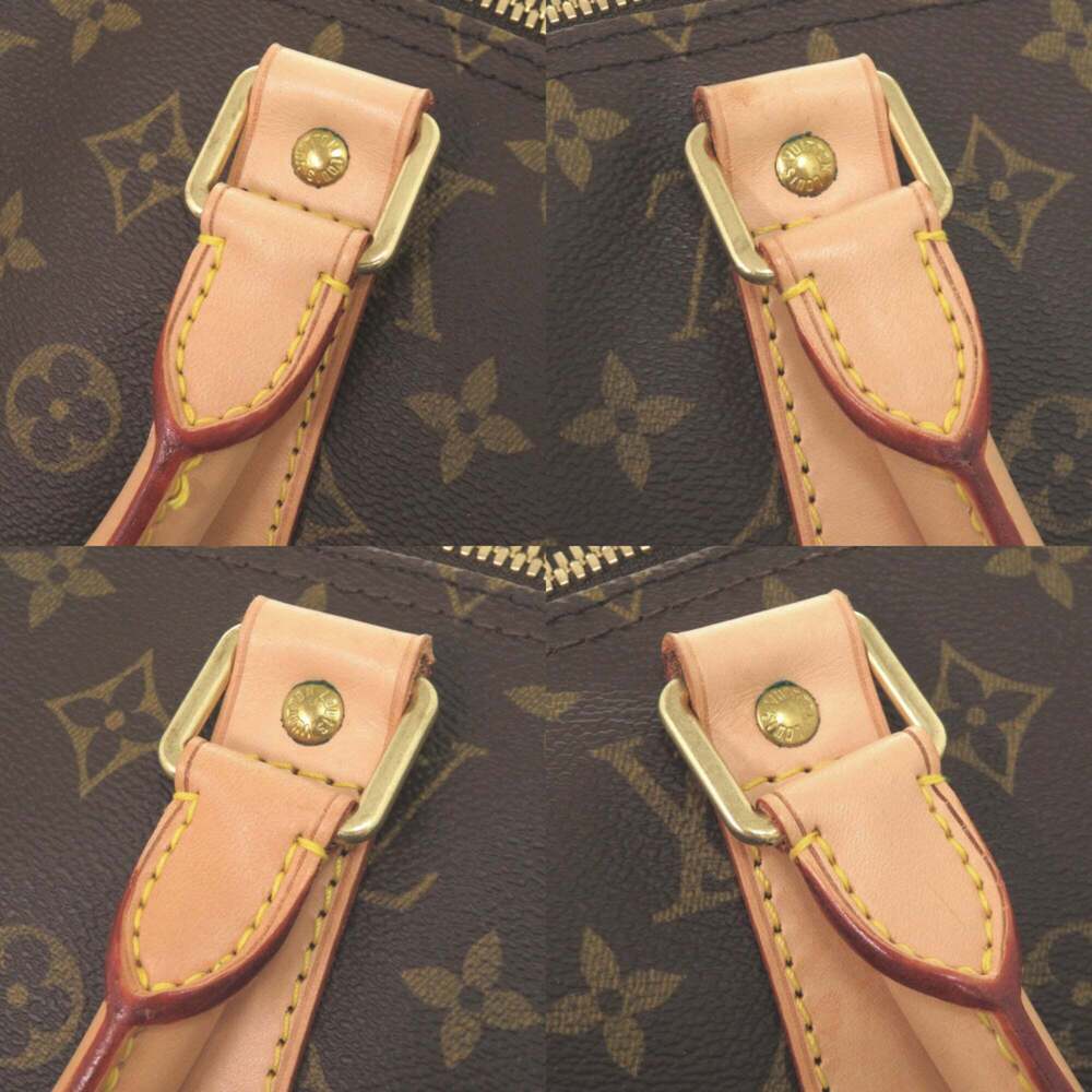 LOUIS VUITTON Authentic Brown Monogram Keepall 55 Boston Bag - Picture 8 of 10